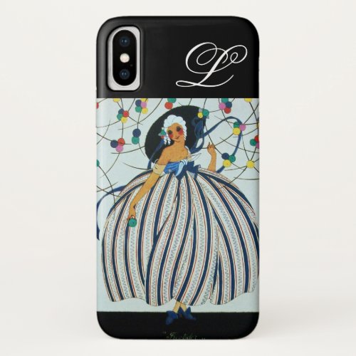 WHIMSICAL YOUNG GIRL MONOGRAM  Beauty Fashion iPhone XS Case