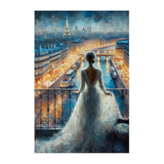 WhimsicalArtworks Parisian Midnight Wall Art