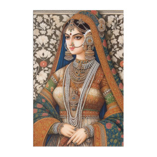 WhimsicalArtworks Queen of Eden Mughal Wall Art