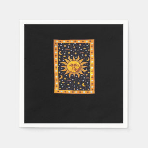 Whimsigoth 90s Sun And Moon Napkins