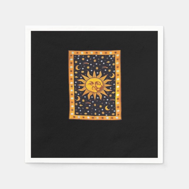 Whimsigoth 90s Sun And Moon Napkins (Front)