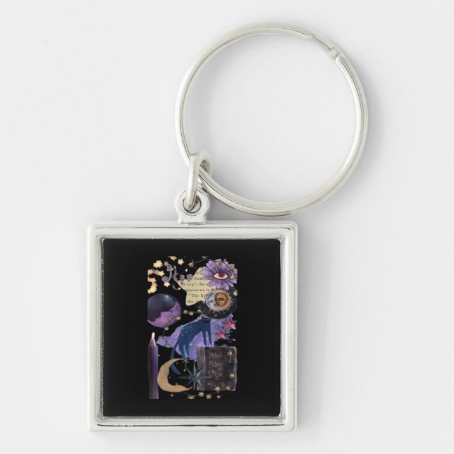 Whimsigoth Aesthetic 90s Keychain (Front)