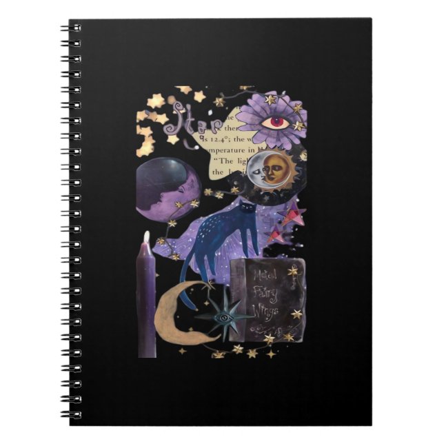 Whimsigoth Aesthetic 90s Notebook (Front)