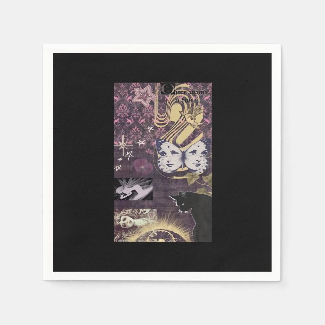 Whimsigoth Aesthetic Oversized Napkins (Front)