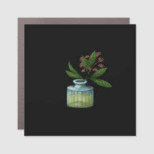 Whimsigoth Apothecary Vase Classic Car Magnet