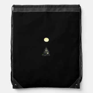 Whimsigoth Autumn Cottage Oversized Drawstring Bag