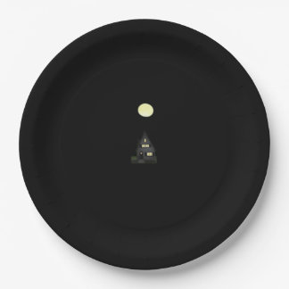 Whimsigoth Autumn Cottage Oversized Paper Plates