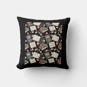 Whimsigoth Booktok Aesthetic Graphic Throw Pillow