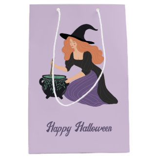 Whimsigoth Brewing Witch Halloween Medium Gift Bag
