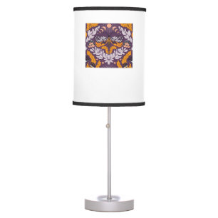 Whimsigoth Butterfly Florals - Purple, Lavender An Table Lamp