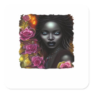 Whimsigoth Classic Halloween Square Sticker