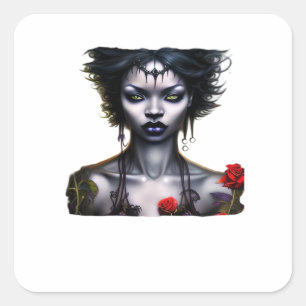 Whimsigoth Classic Magic  Square Sticker
