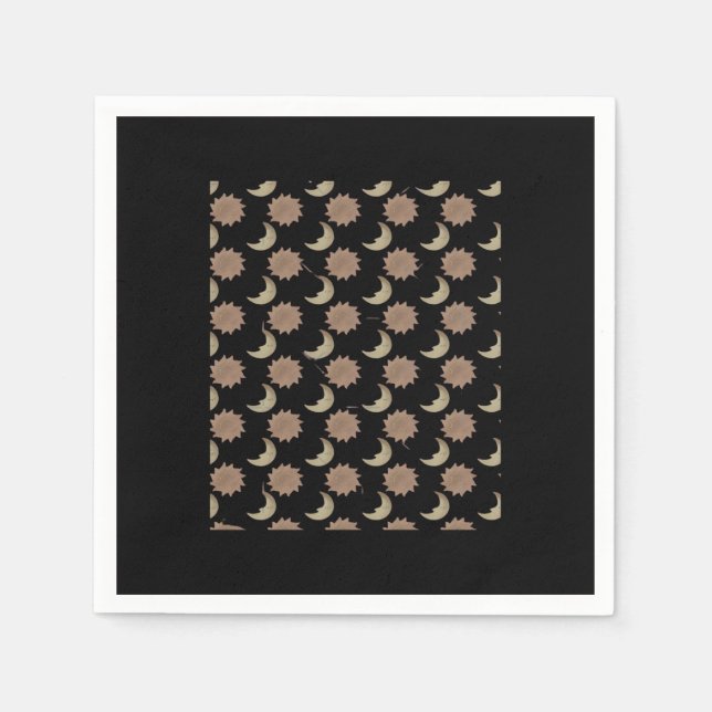 Whimsigoth Clouds Graphic Napkins (Front)