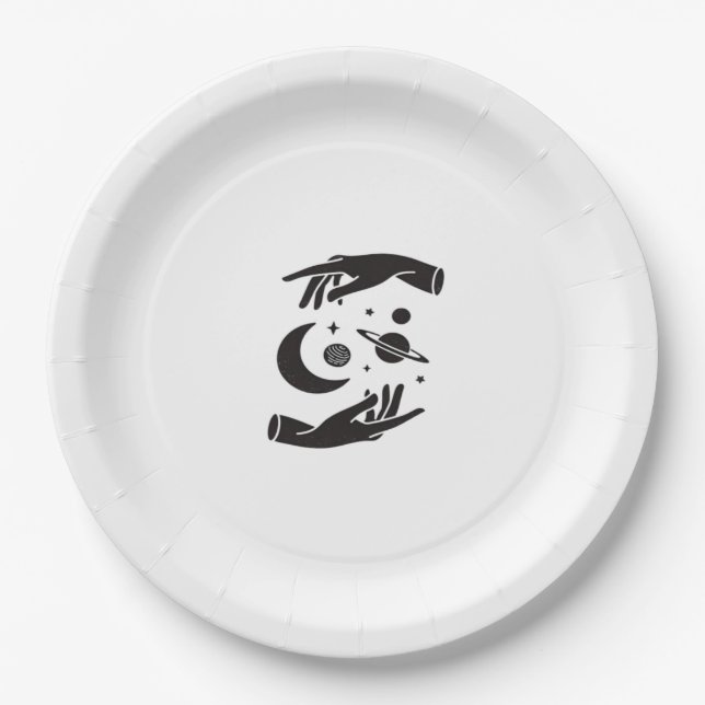 Whimsigoth Design Paper Plates (Front)