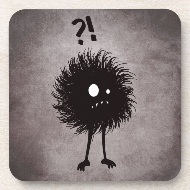 Whimsigoth Evil Character Wondering Dark Gothic Drink Coaster (Front)