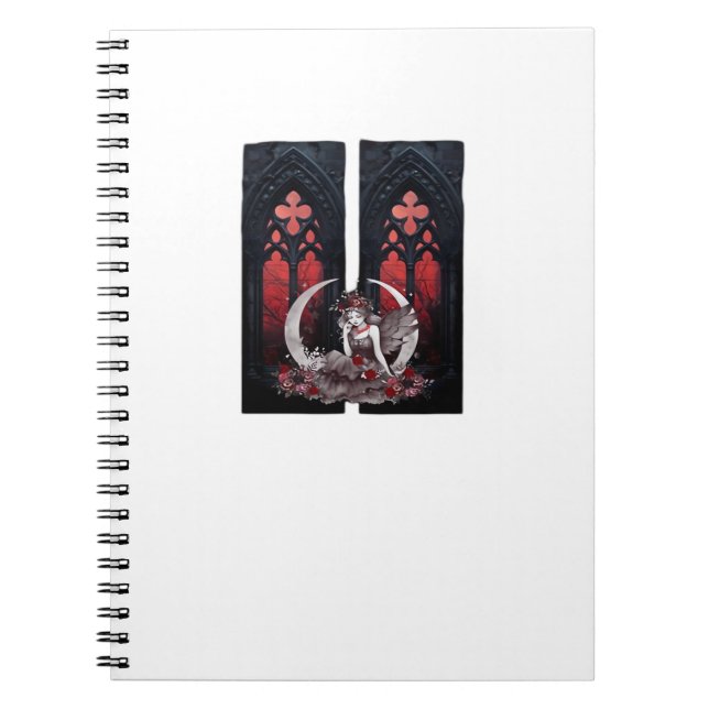Whimsigoth Fairy Gothic Style Classic Notebook (Front)
