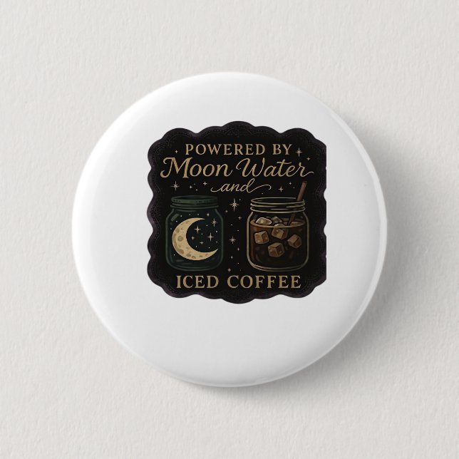 Whimsigoth Fantasy – Mystical Forests, Moons & Mag Button (Front)