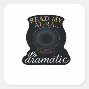 Whimsigoth Fantasy – Mystical Forests, Moons & Mag Square Sticker