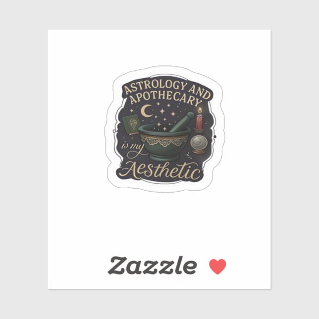 Whimsigoth Fantasy – Mystical Forests, Moons & Mag Sticker (Sheet)