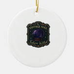 Whimsigoth Fantasy Mystical Forests, Moons &amp; Magic Ceramic Ornament