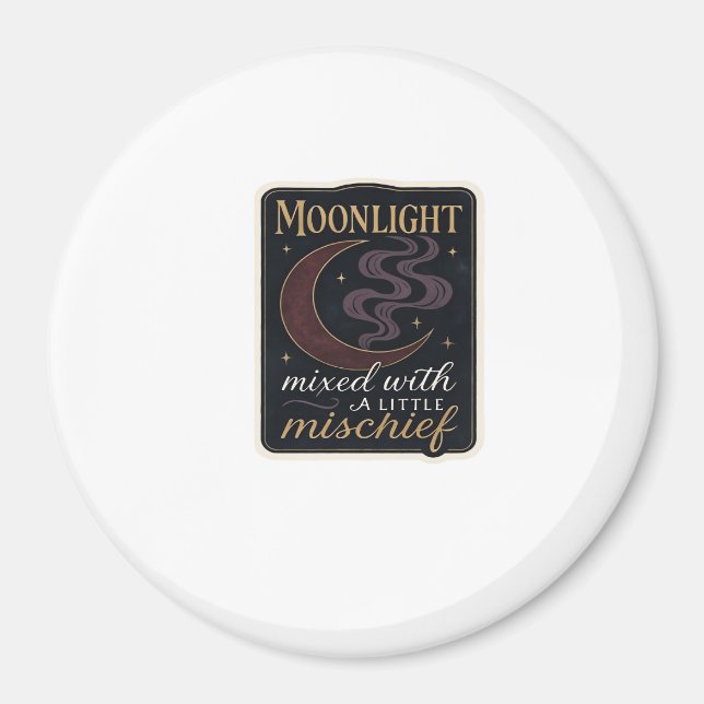 Whimsigoth Fantasy Mystical Forests, Moons & Magic Magnet (Front)