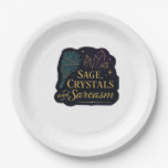 Whimsigoth Fantasy Mystical Forests, Moons &amp; Magic Paper Plates