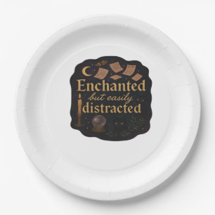 Whimsigoth Fantasy Mystical Forests, Moons & Magic Paper Plates