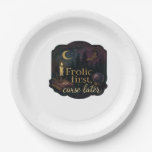 Whimsigoth Fantasy Mystical Forests, Moons &amp; Magic Paper Plates