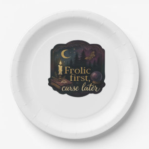 Whimsigoth Fantasy Mystical Forests, Moons & Magic Paper Plates