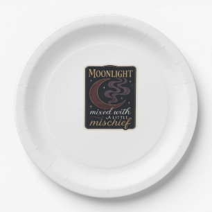 Whimsigoth Fantasy Mystical Forests, Moons & Magic Paper Plates