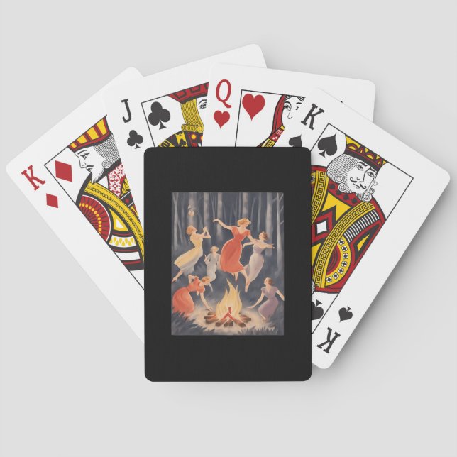 Whimsigoth Goth Wall Art 90s Decor HECKINFAROUT Au Poker Cards (Back)