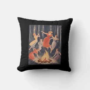 Whimsigoth Goth Wall Art 90s Decor HECKINFAROUT Au Throw Pillow