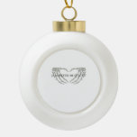 Whimsigoth Ink – Mystical Forests, Moons &amp; Magic F Ceramic Ball Christmas Ornament