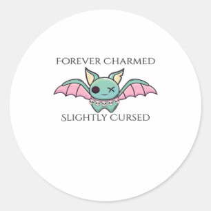 Whimsigoth Ink – Mystical Forests, Moons & Magic F Classic Round Sticker