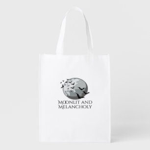 Whimsigoth Ink – Mystical Forests, Moons & Magic M Grocery Bag