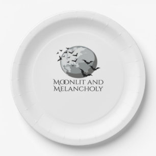 Whimsigoth Ink – Mystical Forests, Moons & Magic M Paper Plates