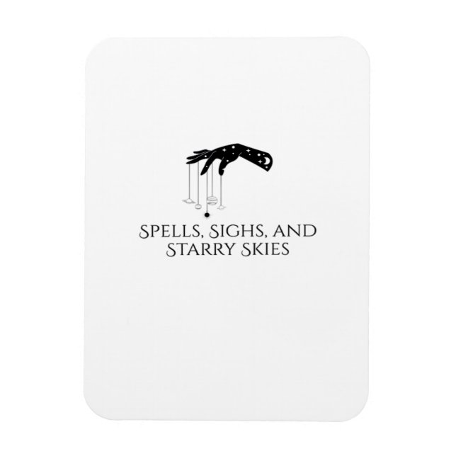 Whimsigoth Ink – Mystical Forests, Moons & Magic O Magnet (Vertical)