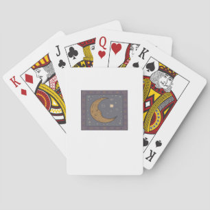Whimsigoth Moon Classic Poker Cards