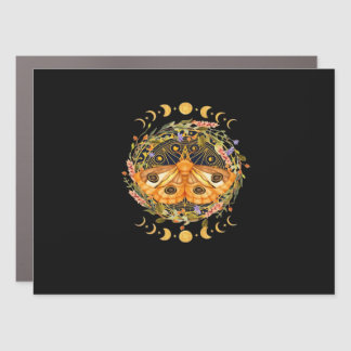 Whimsigoth Moth Classic Car Magnet