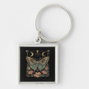 Whimsigoth Moth Shirt, Botanical Butterfly T Shirt Keychain
