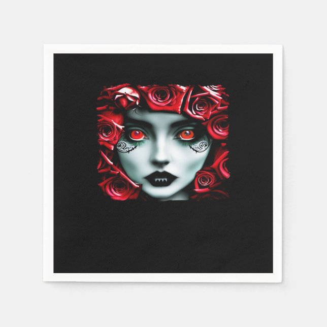 Whimsigoth – Mystical Forests & Moon Magic Napkins (Front)