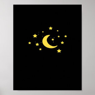 Whimsigoth Night Sky Sun Moon Witchy Poster