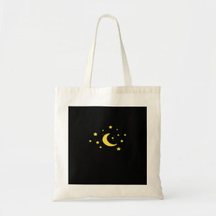 Whimsigoth Night Sky Sun Moon Witchy Tote Bag
