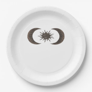 Whimsigoth Sun And Moons Paper Plates