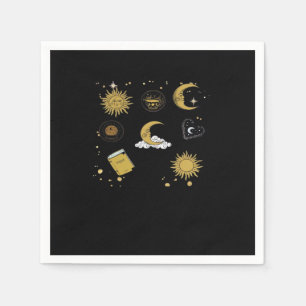 Whimsigoth Sun Moon Witchy Classic Napkins