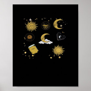 Whimsigoth Sun Moon Witchy Classic Poster