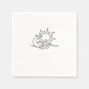 Whimsigoth Sun Sea Witchy Napkins