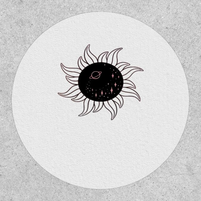 Whimsigoth Sun Space Mountains And Sunset Patch (Front)