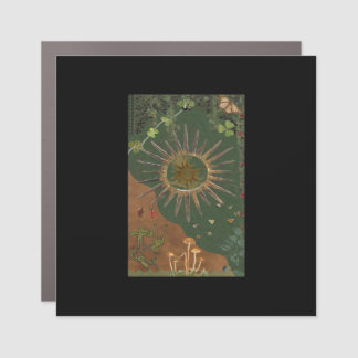 Whimsigoth Swirl Poster Car Magnet