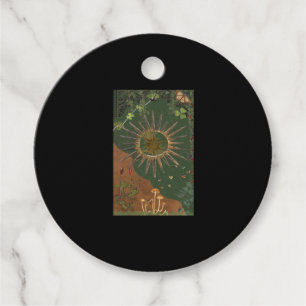 Whimsigoth Swirl Poster Favor Tags